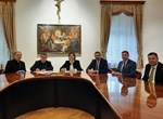 Susret varaždinskog biskupa Bože Radoša s predsjednicom Uprave Podravke d.d. Martinom Dalić